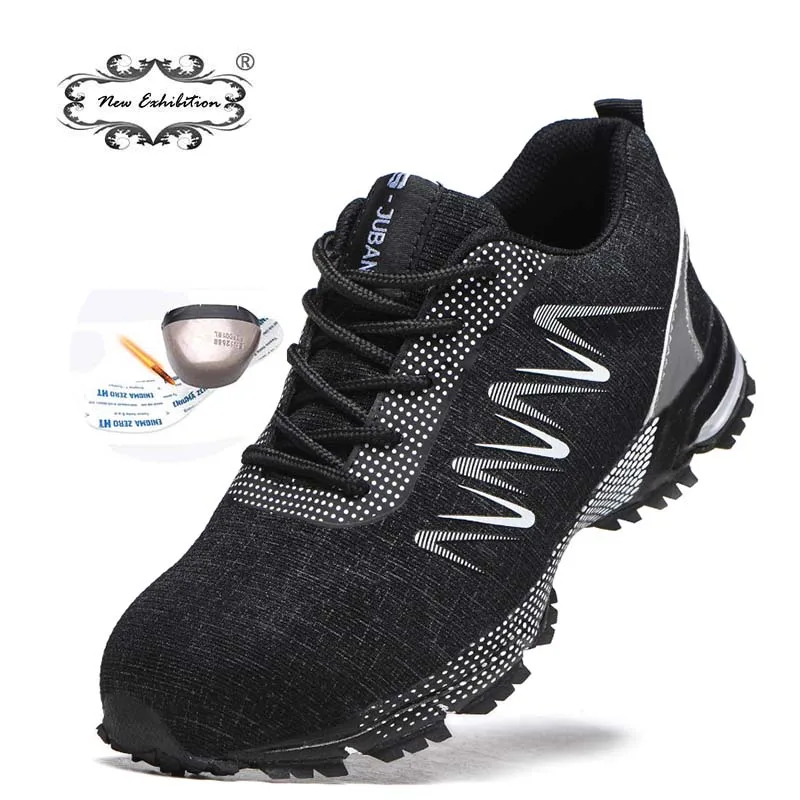 Новые рабочие ботинки для выставок мужской светильник со стальным носком