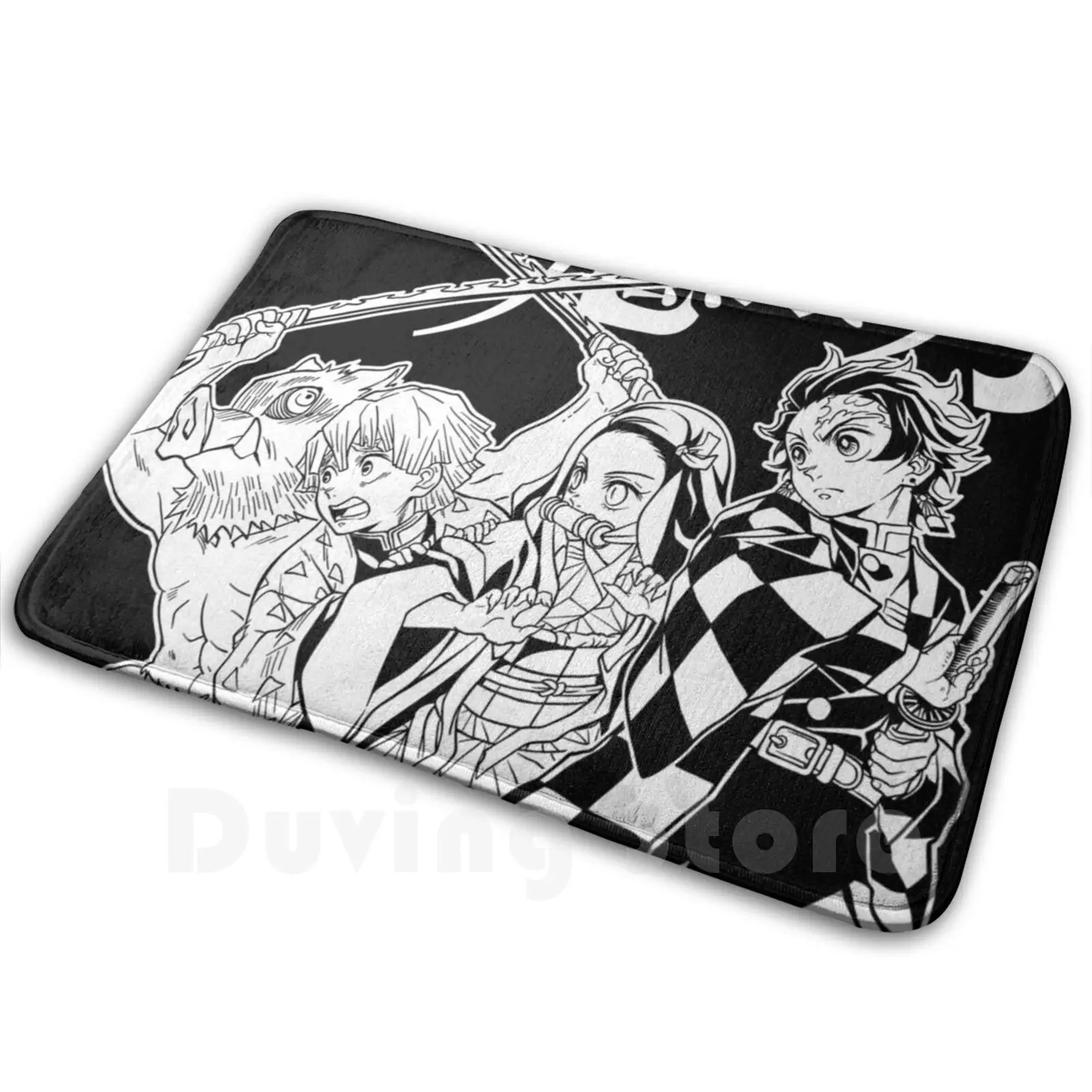 Ковер Demon Killer ковер Kimetsu No Yaiba Tanjiro 9 Pilars Nezuko Inosuke