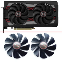 95mm for sapphire rx 5700 rx 5500 xt 8g rx 5600 xt 6g d6 fans fd10015m12d double ball 6pin dc12v compatible rx5700xt gpu cooling