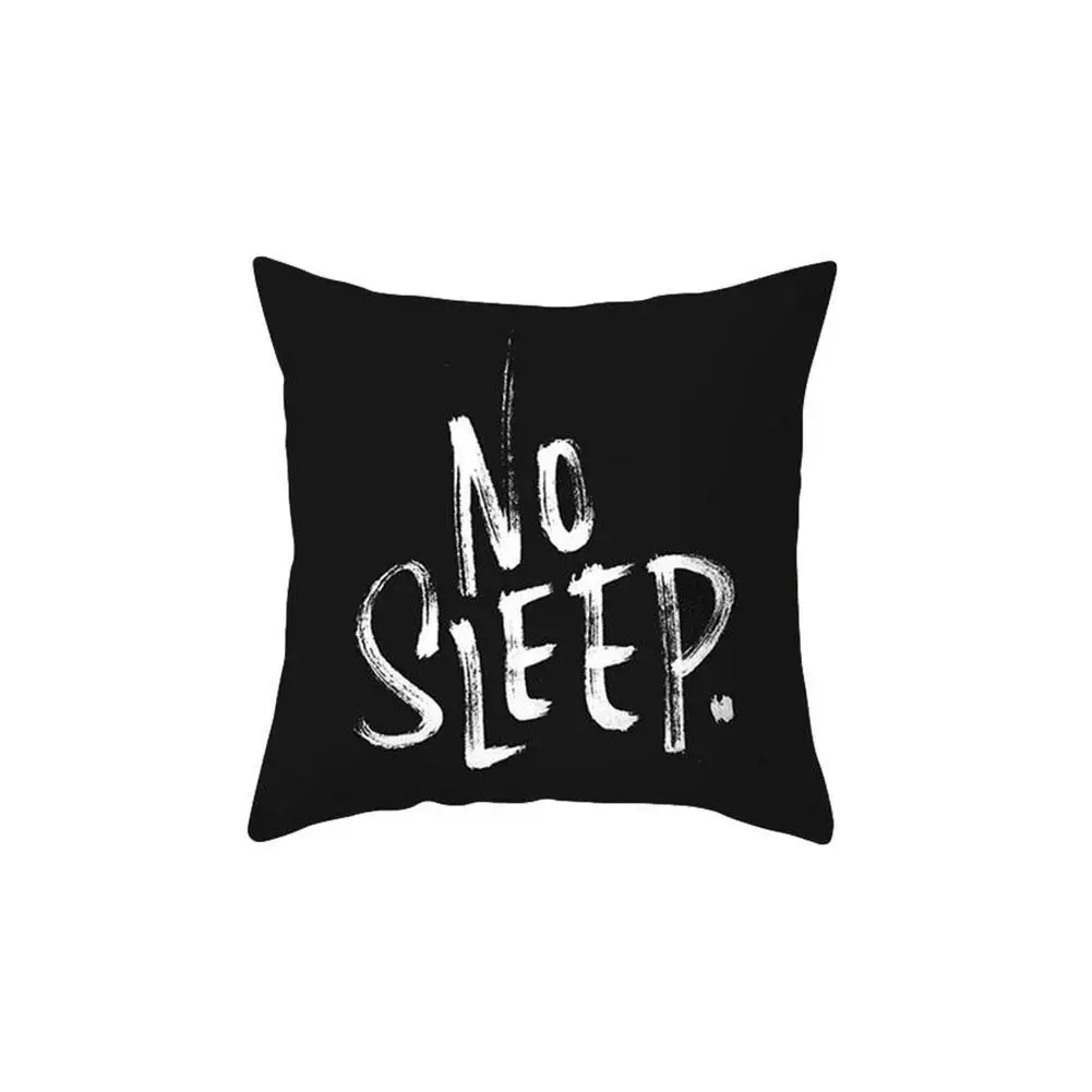 

New Fashion Decorative Pillowcase Black / White Geometric Room Cushion Decor Square For Living Home Throw Pillowcase U5A4