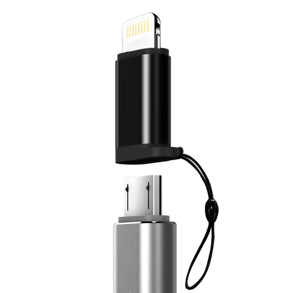 Micro USB на 8 контактный адаптер конвертер Мама папа разъем поддержка IOS Система