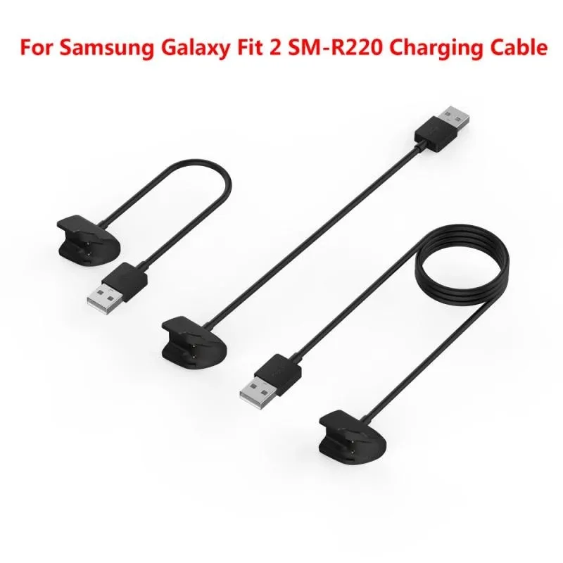 

Fashionable Charging Cable Wristband Power Cord Cradle Wire Dial Wristwatch Present for Samsung Galaxy Fit 2 SM-R220