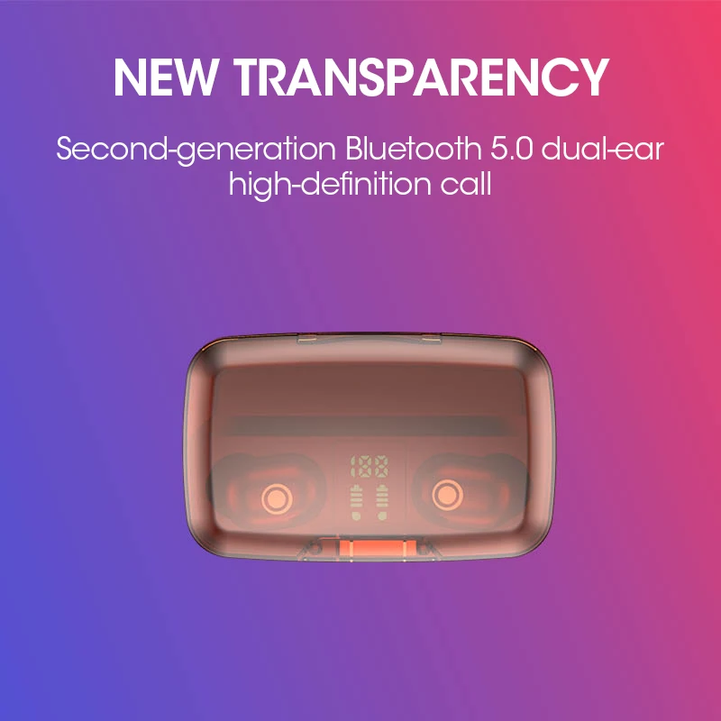 Беспроводная Автомобильная гарнитура Bluetooth 5 0 TWS мини наушники с зарядным