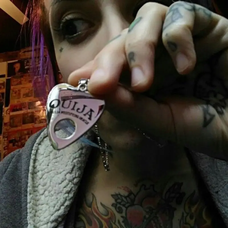 Готическая подвеска Ouija Planchette, сатанинская ведьма, подарок на Хэллоуин