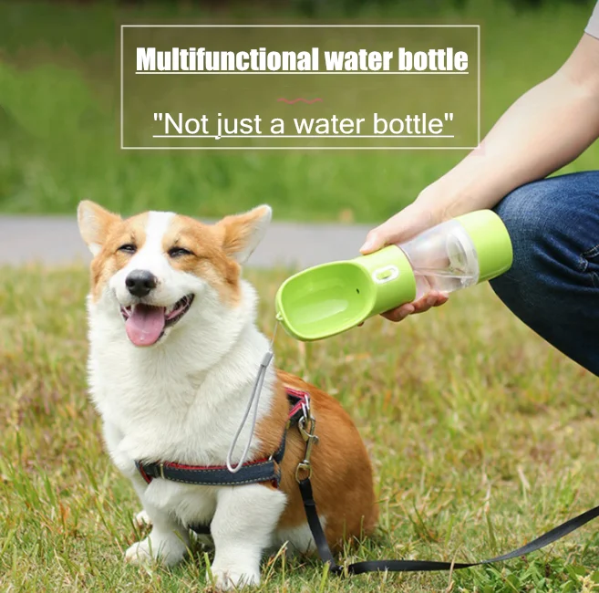 

Бутылка для воды для домашних животных, портативная поилка для собак и кошек, подходит для прогулок и путешествий