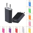 USB зарядная головка 5 В1 А, портативная электрическая розетка европейского стандарта, вилки, дорожный адаптер для iPhone X, 8, 7, 6, Samsung, iPad, быстрая зарядка