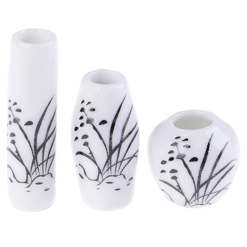 123579pcsset dollhouse mini ceramic porcelain vase accessories doll house miniatures 112 accessories decorative miniature free global shipping