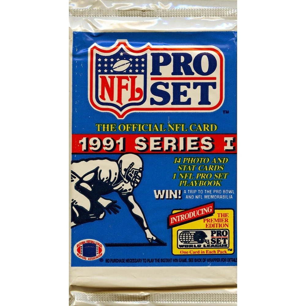 Pro Set 1991 NFL Football Series 1. Коллекционные карточки американский футбол 14шт