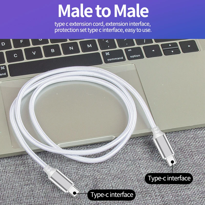 USB-кабель PD 100 Вт 5 А для быстрой зарядки и передачи данных двойной типа C Samsung Galaxy A1