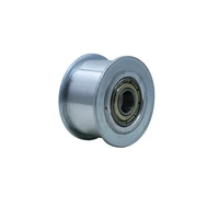 htd5m 24t idler pulley 162127mm belt width bearing idler gear pulley without teeth 5678101215mm bore