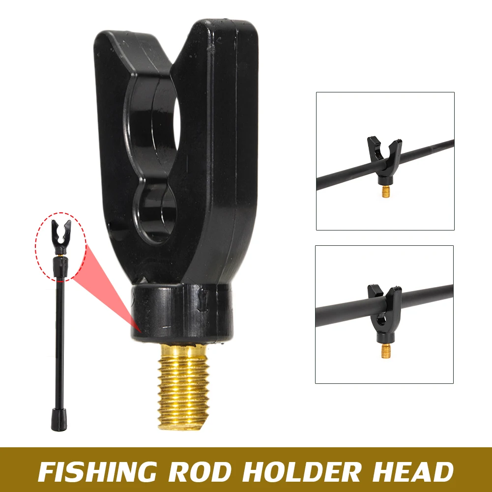 

New Carp Fishing Rod Rest Holder Butt Gripper Fishing Rod Clamp Stand Support Threaded Fit Mount Carp Fishing Accessories