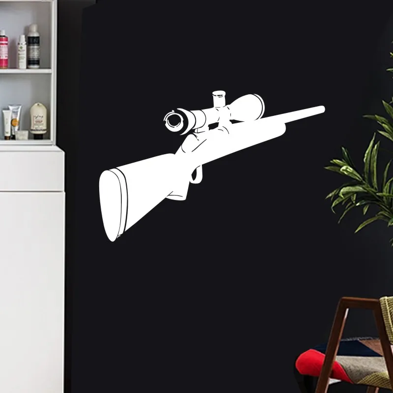 Винтовка снайперская винтовка наклейка плакаты виниловые наклейки на стену