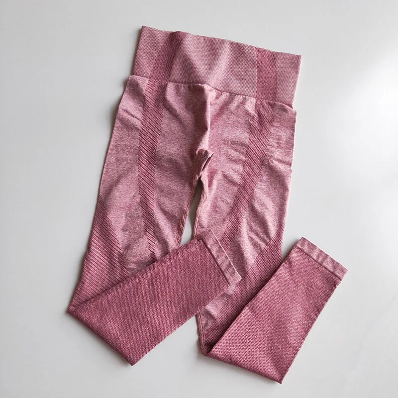 

High Waist Seamless Seamless Leggings Hips Moisture Wicking Slim-Fit Fitness Trousers Breathable Sports Running Fitness