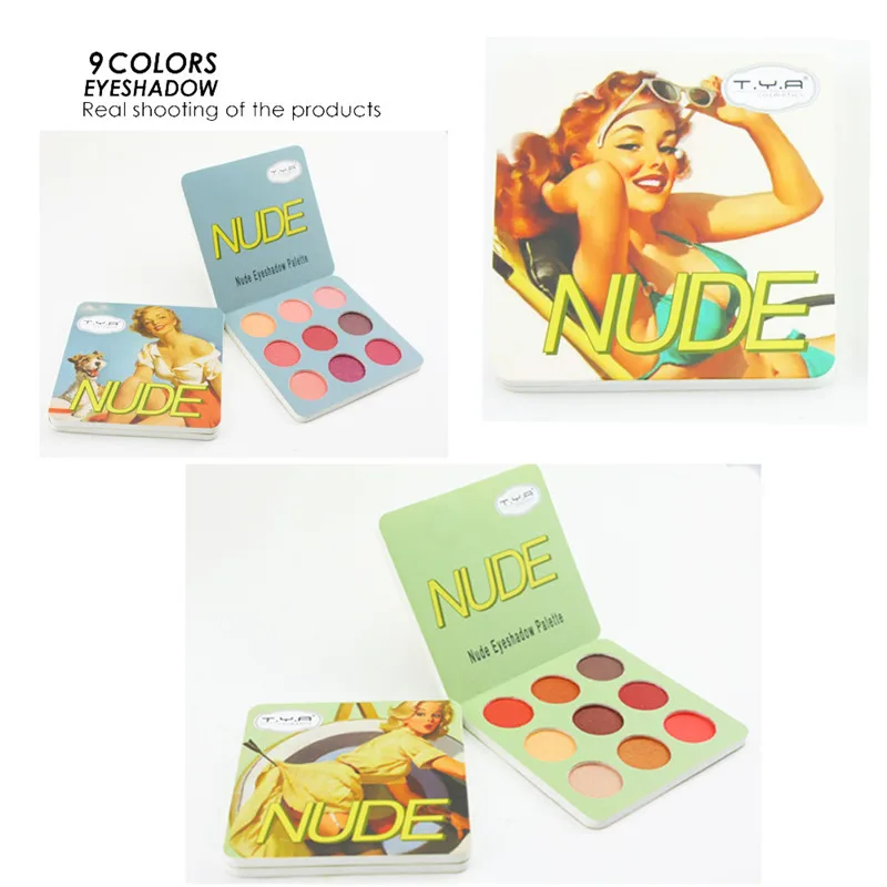 TYA 2019 матовые тени для век Палитра натуральные Минеральные Профессиональные Тени