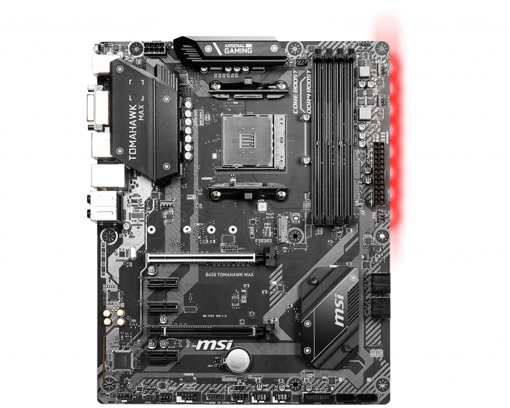 Материнская плата MSI b450 tomahawk max amd ryzen 3rd cpu am4 gaming M.2 USB 3,1 4xDDR4 Crossfire ATX b450 новая материнская плата 2011