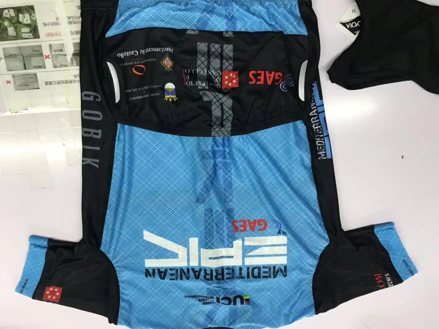 Gobike EPIC средиземноморская велосипедная майка на заказ, высокое качество, bibcloth, одежда для roadBike pro team