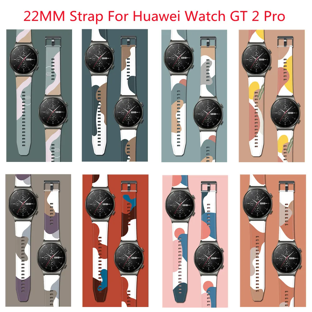 

22MM Morandi Color Strap For Huawei watch 3/GT/2/2e Pro/42mm Watchband Bracelet for Samsung Galaxy Watch 3/46MM/Gear 2/S3 strap