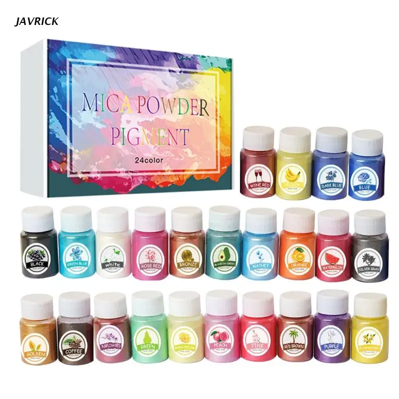 

Pearlescent Mica Powder Liquid Colorant for DIY Soap Making Bath Bomb Candle