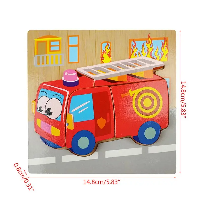 

Wooden Toddler Puzzles Gifts Toys for 1 2 3 Year Old Boys Girls Baby Infant Kid Learning Educational 6 Animal Shape Jig