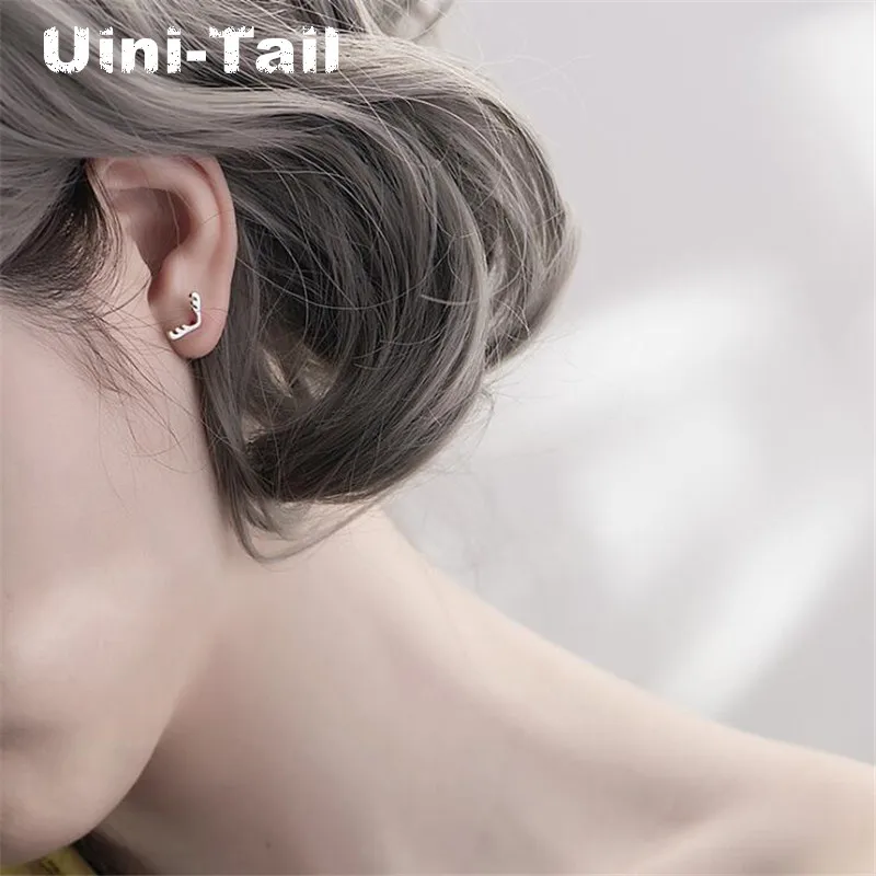 Uini-Tail Горячая новинка искусственная Серебряная индивидуальность милая простая