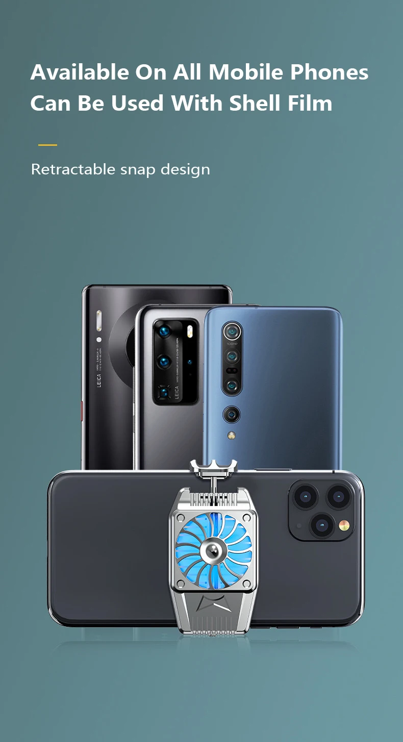 Портативный USB-вентилятор для охлаждения телефона с воздушным охлаждением 1 5 м |