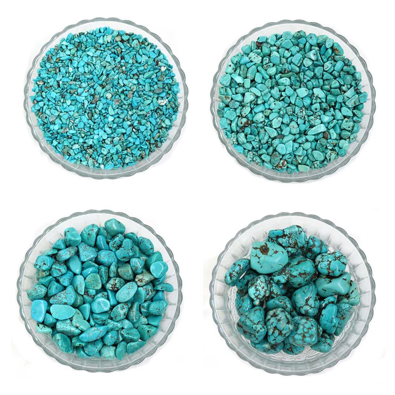 

Природный бирюзовый гравий, оптимизация кристаллов, украшение из камня, ваза, цветок в горшке, цветок, аквариум, пейзаж, галька