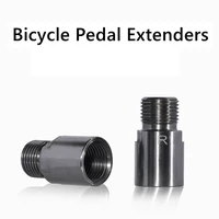 swtxo 1 pair bike pedal extender 916 crmo steel extending axle pedal adapters effort saving pedal crank extension tool