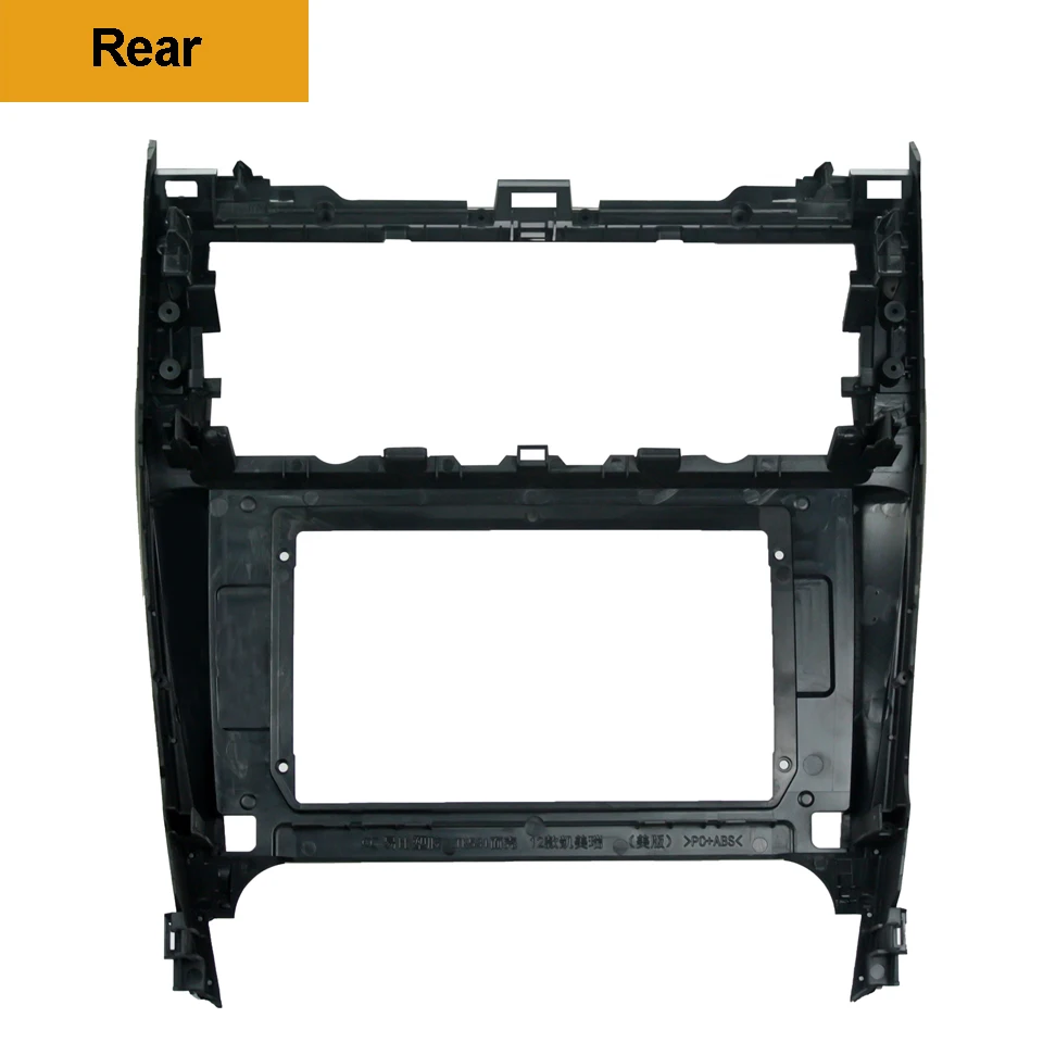 2Din Car DVD Frame Audio Fitting Adaptor Dash Trim Kits Facia Panel 10.1inch For Toyota Camry 2012-2014 Double Din Radio Player |