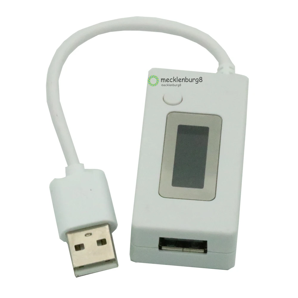 ЖК дисплей USB Вольтметр Амперметр мобильное зарядное устройство измеритель