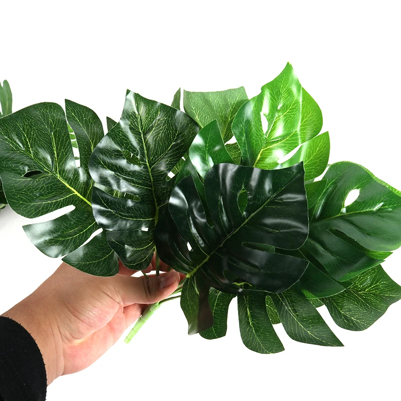 1 шт. черепаха задний лист искусственное пластиковое растение Гавайский пляж