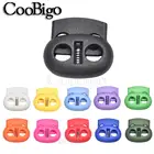 Пластиковый стопор для шнура, цветной зажим для одежды, Паракорда, Эластичный банджи, аксессуары для шнура, 5 мм, 100 шт.