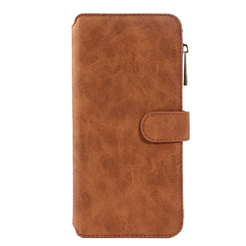 Чехол для телефона съемный из искусственной кожи Кошелек держатель карт задняя
