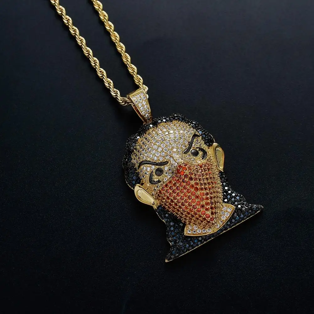 Модное ожерелье с подвеской в стиле хип-хоп для мужчин и женщин | Украшения