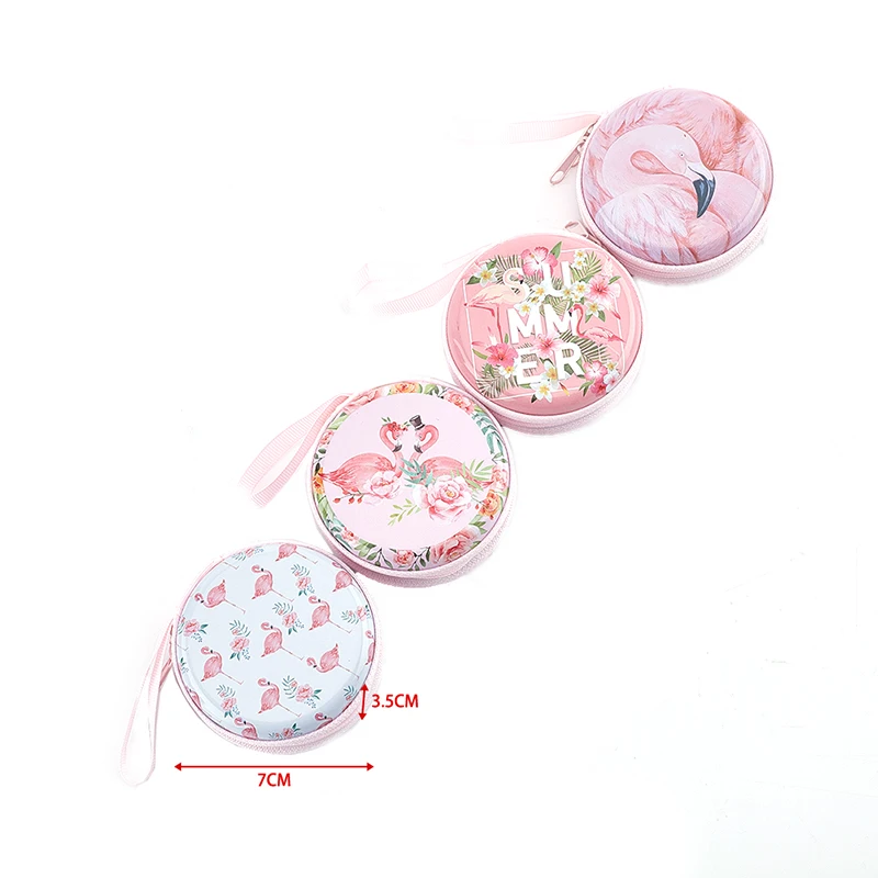 

1pcs Baby Age Gift Candy Box Flamingo Wallet Headset Storage Birthday Party Decoration Kids Wedding Decoration Candy Box
