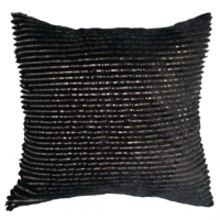 pillow cover decorative black and gold bronzing cushion cover for sofa