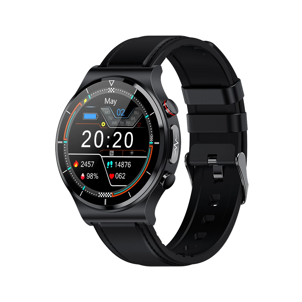 

2022 IP68 Waterproof Wireless charging BodyTemperature+Blood oxygen+PPG+ECG AI medical diagnosis Fitness Tracker Smart watch
