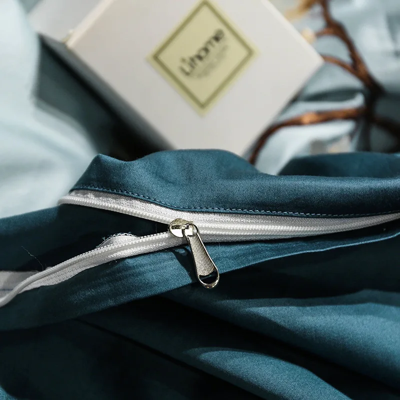 Постельный комплект 60s Египетский хлопковый двуспальный комфортный постельного