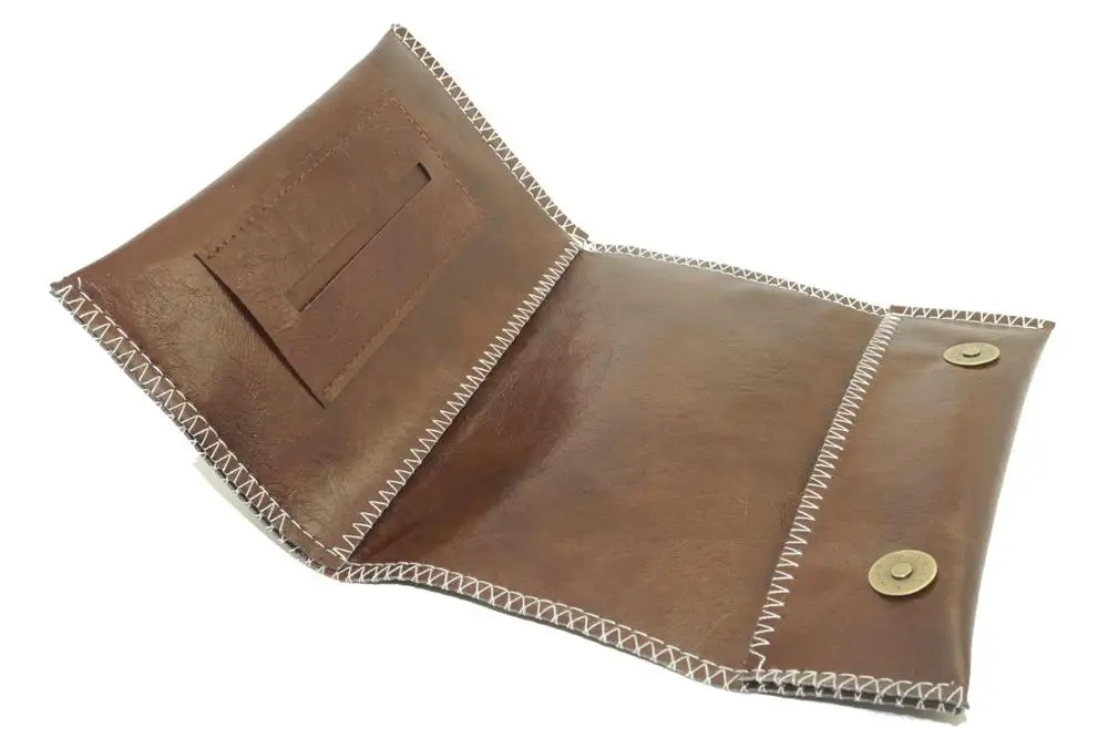 Винтажный кожаный чехол для сигарет сумка бумажник фильтровальная бумага