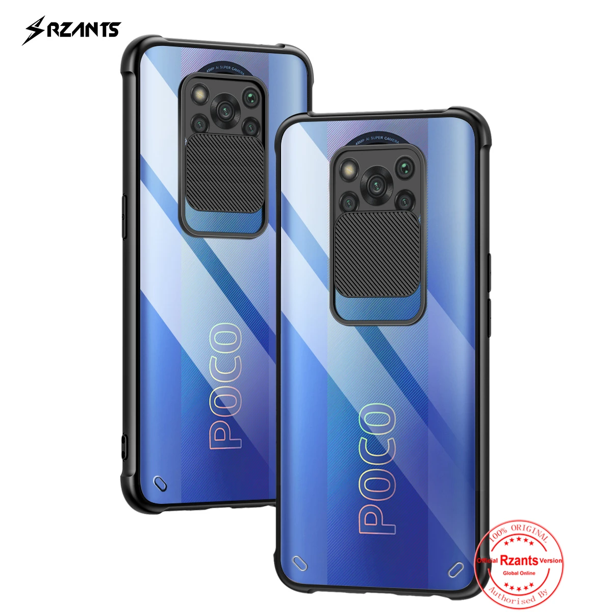 

Rzants For Xiaomi POCO X3 NFC POCO X3 Pro Case [Lens Protection] Camera Protection Slim Clear Cover Soft Phone Casing