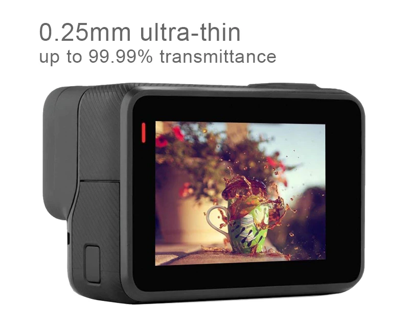 Защита экрана для GoPro Hero 7 Black 6 5 Аксессуары защитная пленка Закаленное стекло для Go Pro Hero 7 белый и серебристый