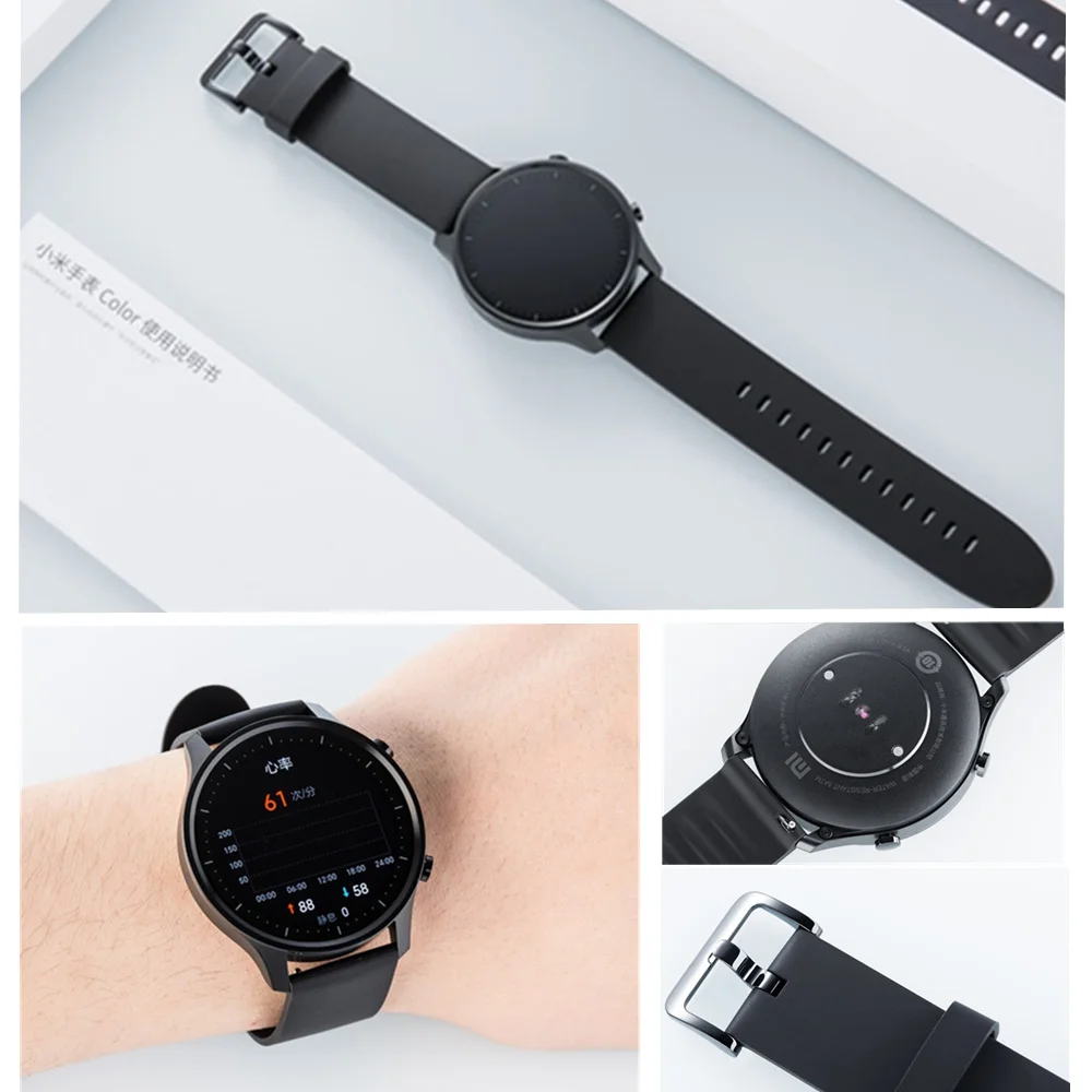 Цветные спортивные часы Xiaomi Mi GPS 1 39 дюйма AMOLED Bluetooth совместимые с 5 0 Смарт-часы