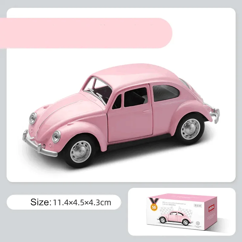 Diecast Metal Toy Car Model 1:36 Scale 1967 Volkswagen Classical Beetle Pull Back Educational Collection Gift Kid Match Box
Diecast Metal Toy Car Model 1:36 Scale 1967 Volkswagen Classical Beetle Pull Back Educational Collection Gift Kid Match Box
