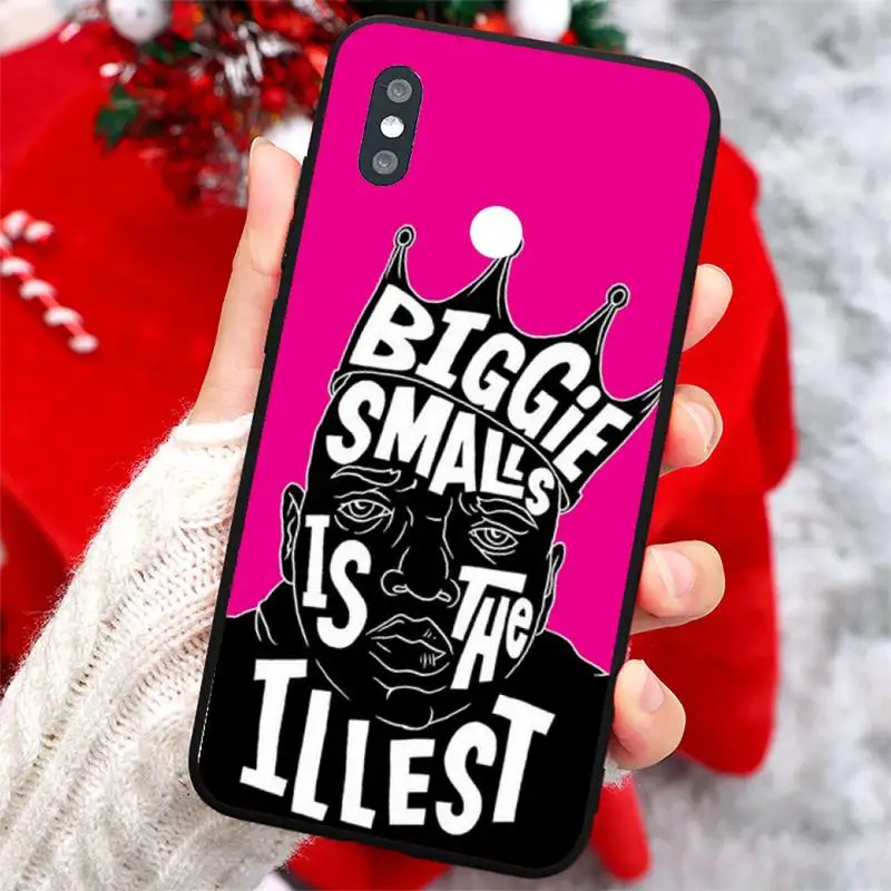 

Biggie Smalls Phone Case For Xiaomi Redmi Note 4 4x 5 6 7 8 pro S2 PLUS 6A PRO