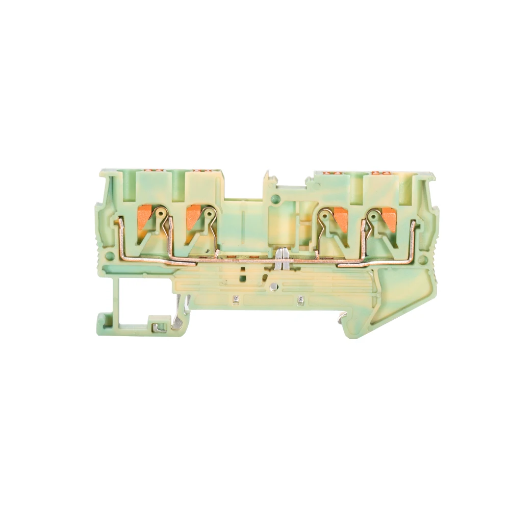 ST2-2.5/2X2JD Din Rail Ground Twin Terminal Quattro Earthed Push In Spring PT2.5 проводник | Обустройство дома