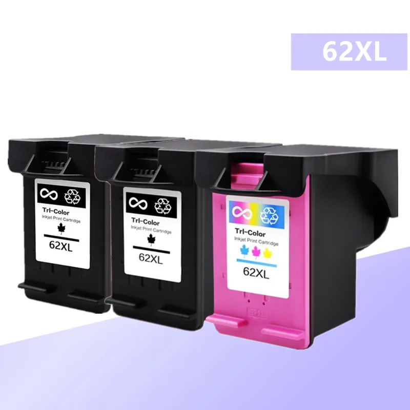 Compatible Ink Cartridge 62XL for hp 62 xl for hp62 for HP Envy 5540 5640 7640 5646 5541 5740 5742 5745 200 250 printer