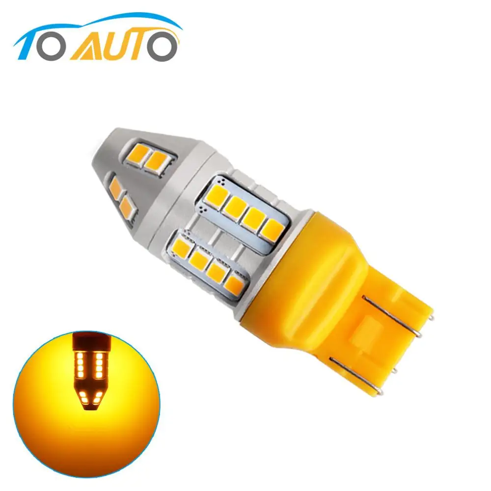 2 шт. 1156 BA15S P21W светодиодный BAU15S PY21W лампа 1157 BAY15D P21/5W авто T20 W21/5W 7443 W21W WY21W 7440