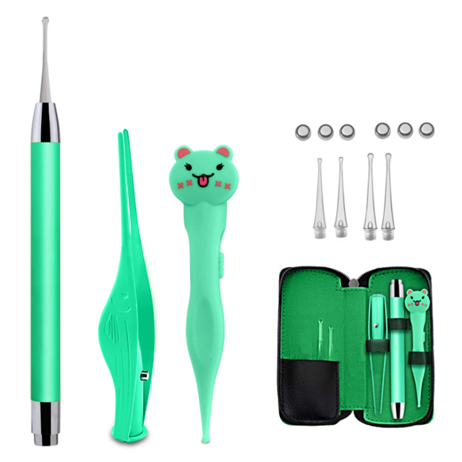 Инструмент для чистки ушей Комплект Earpicks уха воск удаления волос Инструменты