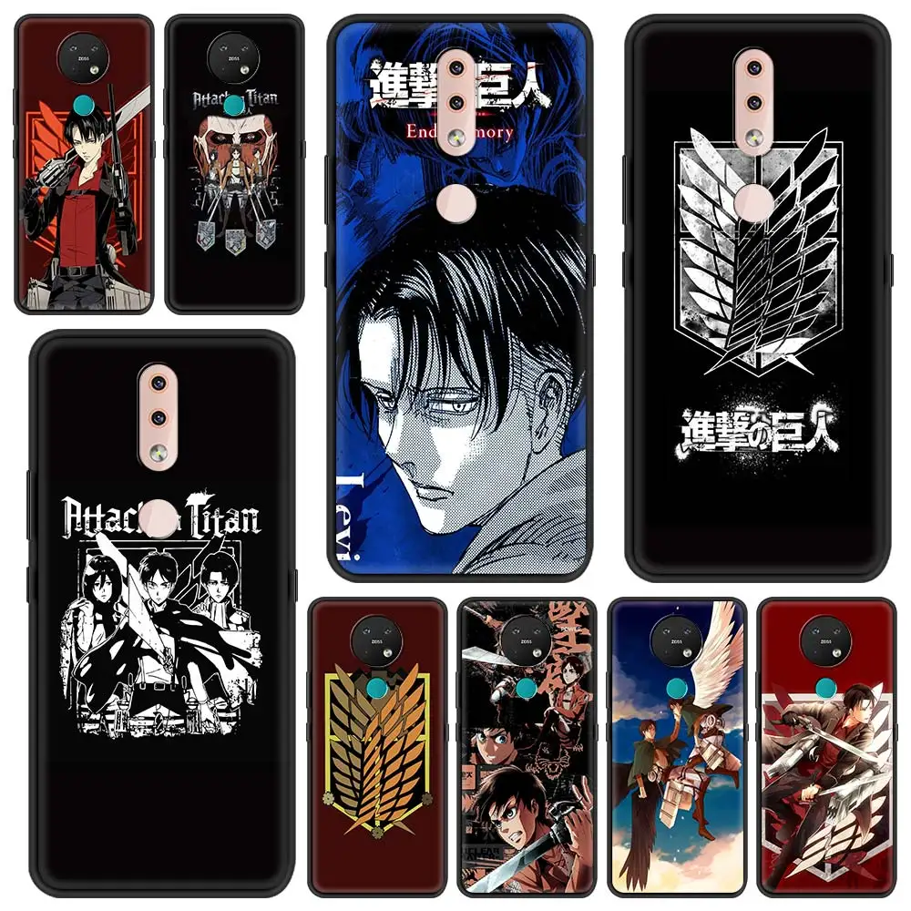 

Attack On Titan Phone Case For Nokia G10 7.2 5.3 3.4 8.3 5.4 X20 X10 G20 C20 C10 2.3 2.4 4.2 1.4 3.2 2.2 1.3 Soft Cover