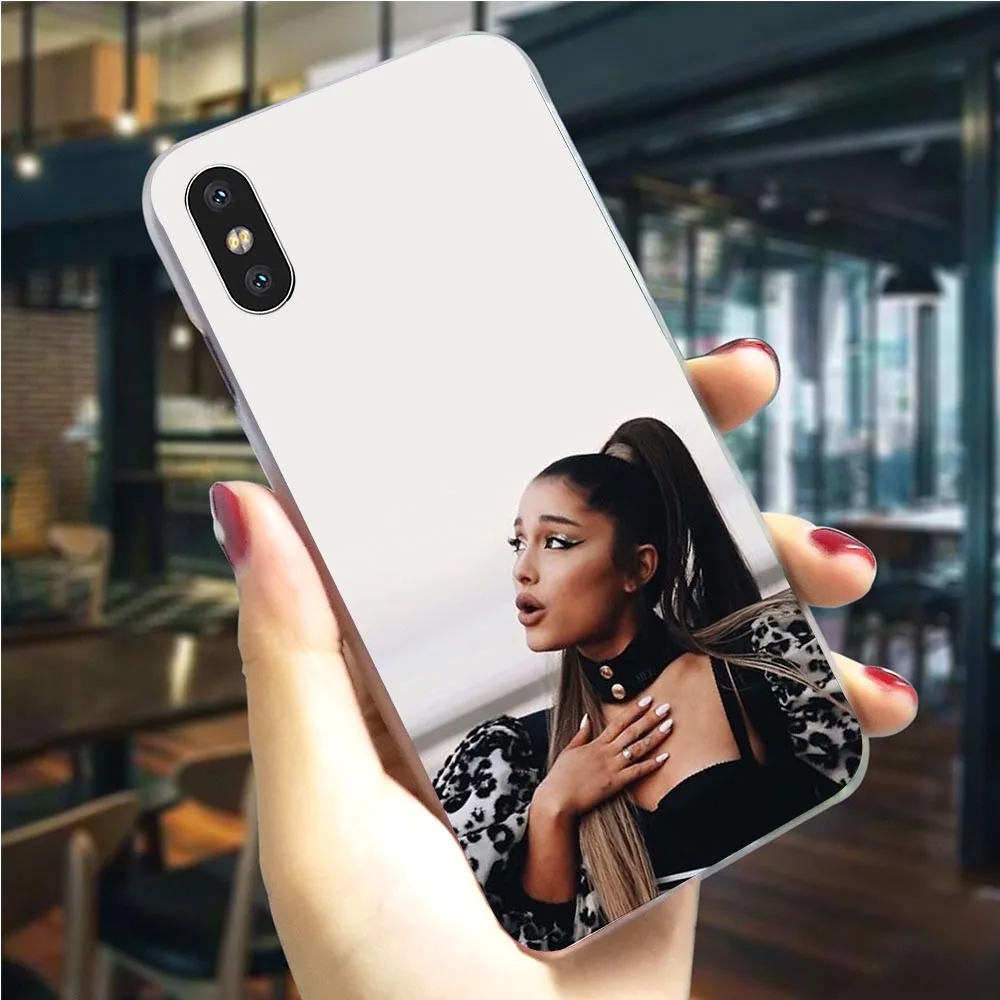 K2522010 Чехол для телефона с рисунком Ariana Grande чехол для iPhone 6 5 5S SE 6 S/6 6S Plus 7 8/7 8 Plus X XS XR Xs Max, Жесткий Чехол - Цвет: K2522010