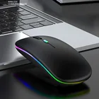 Bluetooth-мышь компьютерная беспроводная Бесшумная перезаряжаемая эргономичная со светодиодный Ной подсветкой